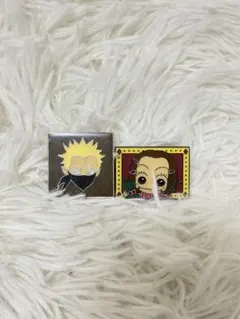 矢沢あい展 ガチャ ピンバッジ NANA ノブ&天使なんかじゃない翠セット