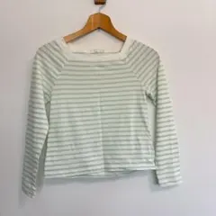 earth music & ecology 長袖Tシャツ S ストライプ