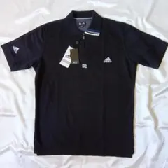 新品　adidas 黒ポロシャツ Mのサムネイル