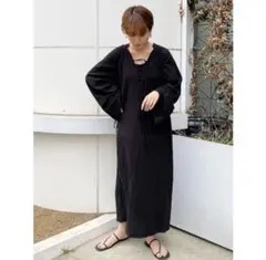 Ungrid ギャザーデザインワンピース