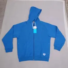 未使用 arena アリーナ スウェットジャケット ブルー S /デサント