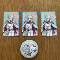 叢雲カゲツ　【Dytica サンリオ】　カード　缶バッジ