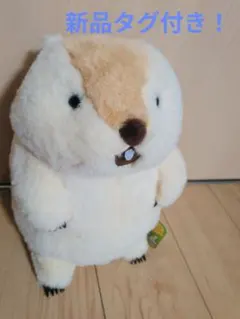 マーモットのもっとっとモア　ぬいぐるみ 新品タグ付き！