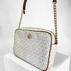 MICHAEL KORS MKシグネチャー チェーン ショルダー バッグ バニラのサムネイル