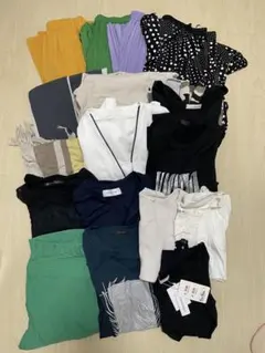 レディーストップス　パンツ　スカート等 17点セット　まとめ売りのサムネイル