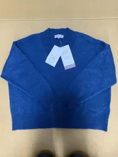 【新品未使用】しまむら　season reason Ｖネックニット　サイズM