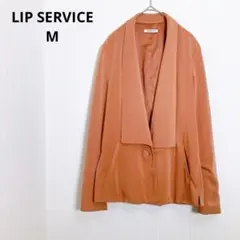 リップサービス ショールカラー ジャケット とろみ 春秋 ライトアウター Mのサムネイル