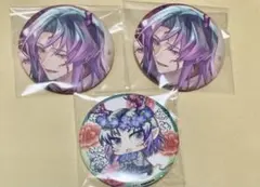 アイカツ！ トレーディング缶バッジ-stage!2025- 3個セット 紫吹蘭