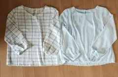 レディース　ブラウス　裾タックブラウス　ハートネックプルオーバー　春夏