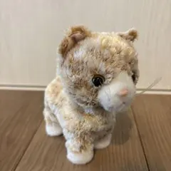 動く猫のおもちゃ　電子ペット　猫　茶トラ　ぬいぐるみ
