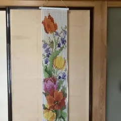 【大きい】ビーズのれん 菖蒲柄 昭和レトロ インテリア 間仕切り 大きい】ビーズのれん 菖蒲柄 昭和レトロ インテリア 間仕切り - メルカリ