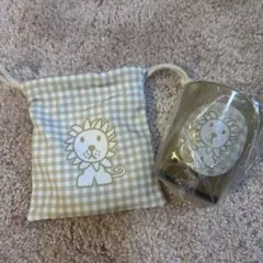 タイトーくじ ブルーナアニマル ライオン コップ＆巾着ポーチ セット