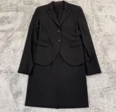 美品　セオリー セットアップ スーツ 黒 2 日本製 スカートスーツ