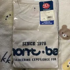 50周年限定 モンベル WIC.Tシャツ ロゴ Lサイズ アイボリー