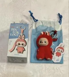 【値下げ中】 ラブブ ぬいぐるみ アルファベット PIN FOR LOVE X