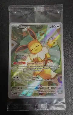 ポケモンカード Eevee 50AR HPインドネシア限定　プロモ
