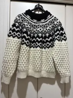 H&M ノルディック柄セーター