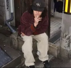 calvin klein 00s 90s キャップ　FUJI着用　黒　希少　レア