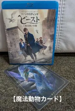 ファンタスティック・ビーストと魔法使いの旅　魔法動物カード付　ブルーレイ＆DVD