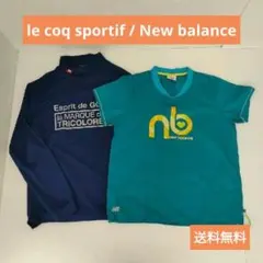 ニューバランス ルコック 2枚セット L 半袖 長袖 シャツ レディース ゴルフ