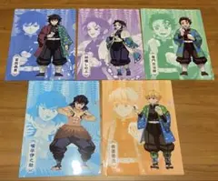 鬼滅の刃　クリアファイル　ファミマ　キャンペーン　全5種　コンプリートセット④