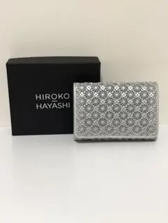 ヒロコハヤシ ジラソーレ ミニ財布 コインケース シルバー 本革 - メルカリ