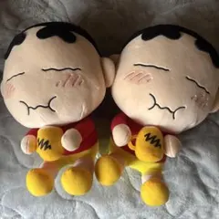【A賞】しんちゃん ぬいぐるみ 2体セット　一番くじ　　クレヨンしんちゃん