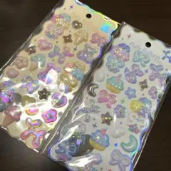 クーリア　パフィーバルーンステッカー　2点セット