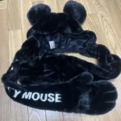 ミッキーの耳付き帽子と手袋