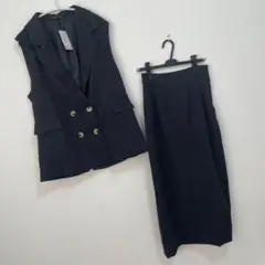 ラジエム ダブルボタンジレとロングスカートセットアップ26