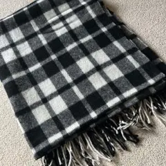 レディース　マフラー　ストール　白黒