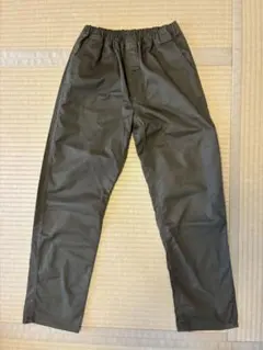 無印良品 洗いざらしチノルーズフィットパンツキッズ１５０・ダークグリーンのサムネイル