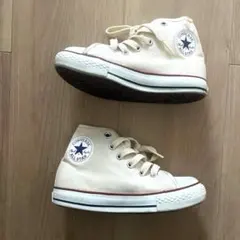 コンバース オールスター ハイカット オフホワイト 18cm 白