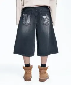 【EASY NO EASY】デニムハーフパンツ　サイズ2