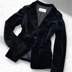 PROPORTION BODY DRESSINGベロアテーラードジャケット黒Mのサムネイル