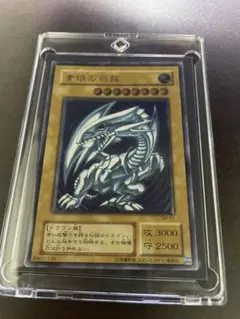 遊戯王　青眼の白龍　ブルーアイズホワイトドラゴン　レリーフ　アルティメットレアのサムネイル