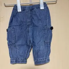デニムブルー カーゴパンツ サイズ90