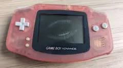 ゲームボーイアドバンス　クリアピンク　本体