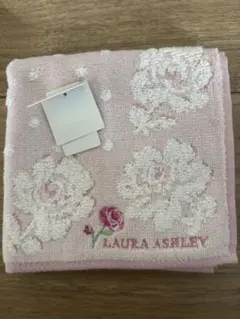 LAURA ASHLEY 花柄ハンカチ ピンク