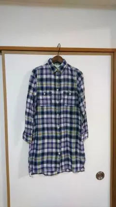mjuka☆チェックシャツワンピース   レイカズン