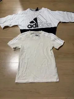 adidas オリジナル　ホワイト Tシャツ 2枚
