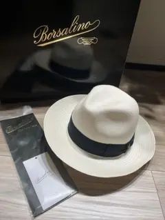 【美品】BORSALINO ボルサリーノ パナマハット 140340