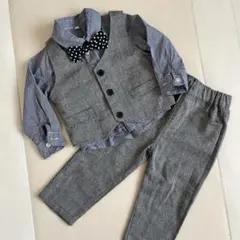 キッズ　フォーマルスーツ4点セット