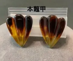 k*ん様 美品✨本鼈甲 黒甲 k10 象嵌 星 リング 指輪 べっ甲 美品✨本鼈甲 黒甲 k10 象嵌 星 リング 指輪 べっ甲