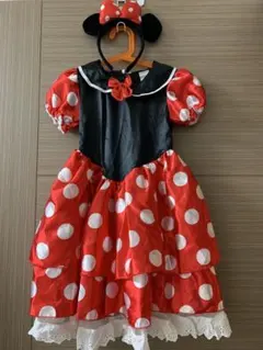 [セット割あり]子供/ミニーマウス コスチューム/100-120cm