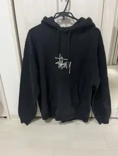Stussy ブラック パーカー XL
