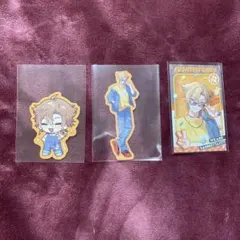 にじさんじ　三ミ一体 伏見ガク　ステッカー　ランダムチェキ風カード