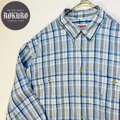 McGREGORマックレガー　レギュラーコットン長袖シャツXLサイズ　チェック柄