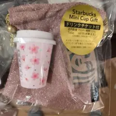Starbucks Mini Cup Gift ピンク