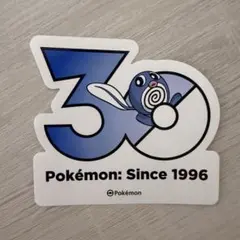 韓国限定 ポケモン 30周年記念 ステッカー ニョロモ